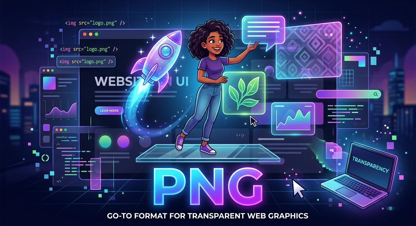 What Makes PNG the Go-To Format for Transparent Web Graphics