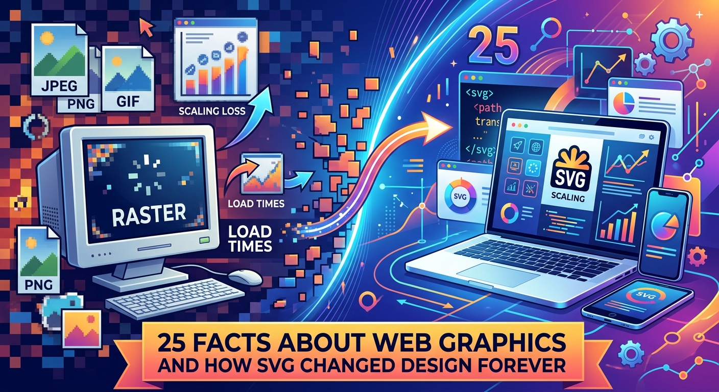 25 Facts About Web Graphics and How SVG Changed Design Forever