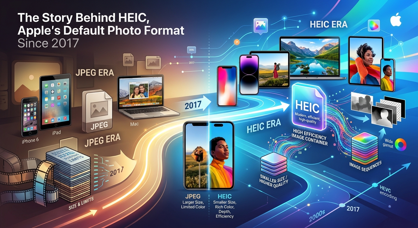 The Story Behind HEIC, Apple's Default Photo Format Since 2017