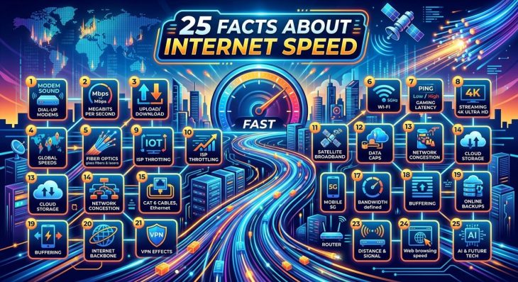 25 Facts About Internet Speed That Help Explain Modern Broadband