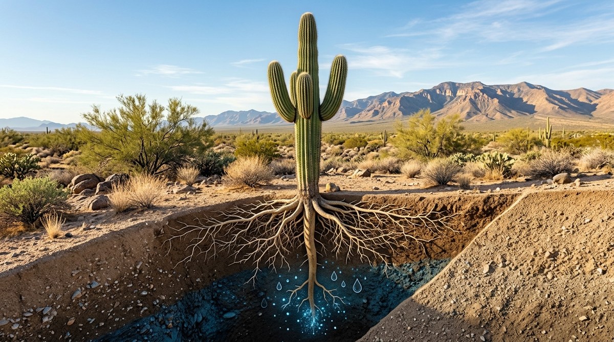 How Do Cactus Roots Find Water in the Desert? The Surprising Strategy
