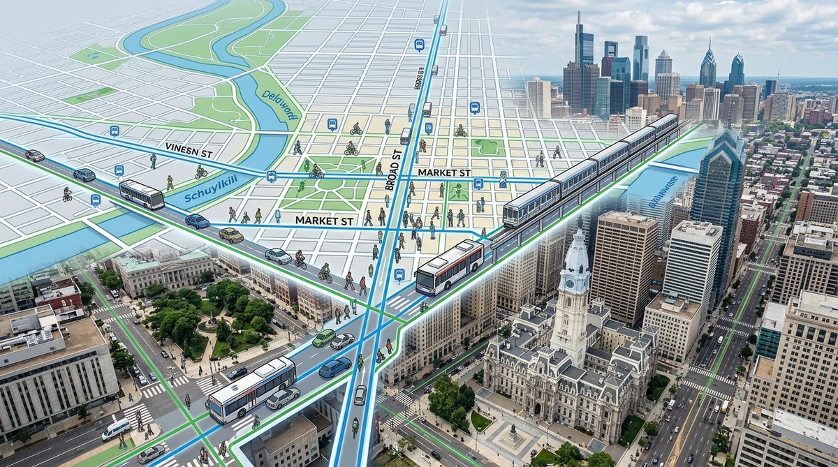 How Philadelphia’s Street Grid Shapes the City’s Culture and Commute